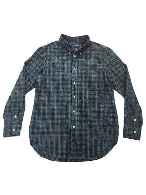 Share Ralph Lauren Button Down Green Plaid Shirt Boys Size Large (14-16 Years)